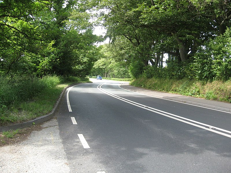 File:The A594 at Hayborough heading for Maryport - geograph.org.uk - 1946670.jpg