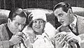 Слева направо: Харрисон Форд, Полин Гарон и Дэвид Пауэлл[англ.] в фильме «Обычная женщина[англ.]» (1924)