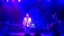 The Gaslight Anthem at Tradgar'n in Goteborg, Sweden, April 6, 2013. The Gaslight Anthem GBG.jpg