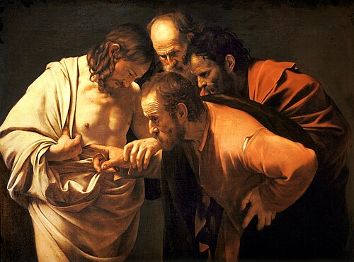 The Incredulity of Saint Thomas by Caravaggio.