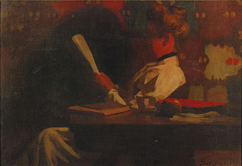 File:Thomas P. Anshutz - Woman in an interior, reading.jpg