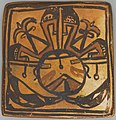 Tile, Hopi Pueblo, late 19th-early 20th century