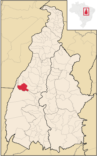 Localização de Marianópolis do Tocantins no Tocantins