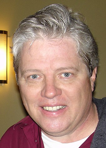 Actor Thomas F. Wilson (in 2011). He began carrying cards containing answers to the repetitive questions he was asked by fans about the Back to the Future series.