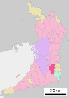 Tondabayashi in Osaka Prefecture Ja.svg