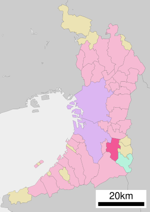 Localisation des Tondabayashis dans la préfecture