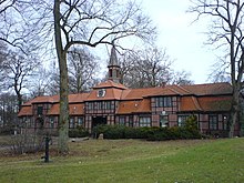 The gatehouse, part of which is now occupied by the Alstertal Museum