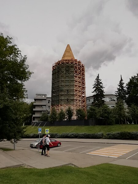 File:Transfiguration Bell Tower, restoration - 2020-08-08.jpg