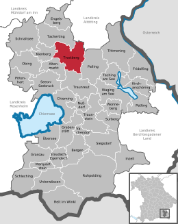Trostberg - Localizazion