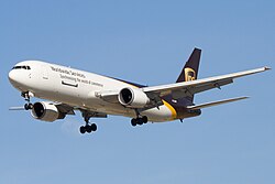 Boeing 767-300ERF of UPS Airlines