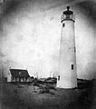 First (1833) lighthouse on St. George Island, between West Pass and Cape St. George (U.S. Coast Guard Archive)