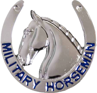 Military Horseman Identification Badge