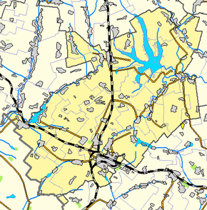 Орілька. Карта розташування: Лозівський район