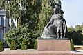Մ. Ա. Ուլյանովայի հուշարձանը որդու՝ Վոլոդյայի հետ, 1971 թվական, Ուլյանովսկ
