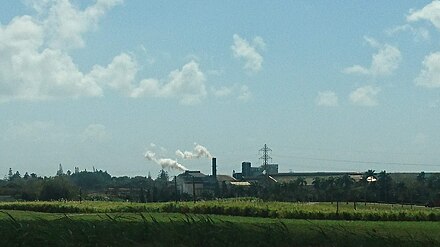 The Union Flacq Estate sugar refinery where the 1937 riot started. Union Flacq Estate.jpg