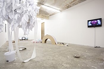 Installation view of The Unreadymade