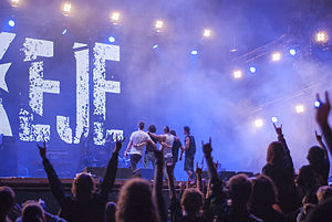 Zespół Ukeje podczas festiwalu Ursynalia 2013