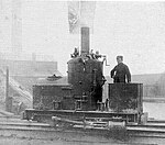 Locomotive à vapeur 0-4-0s à chaudière verticale 'Violet' construite par De Winton.jpg