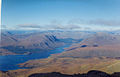 Blick vom Gipfel nach Norden über Loch Etive