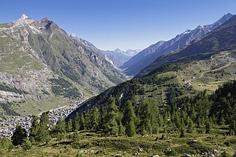 Between Zermatt and Gornergrat