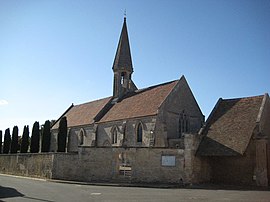 The church in Villons-les-Buissons