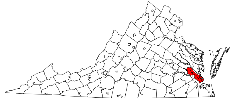 File:Virginia Peninsula (subregion) - Location.svg