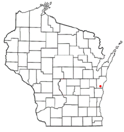 Meeme, Wisconsin'in konumu
