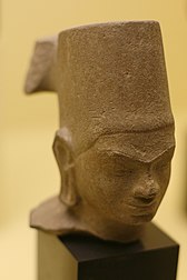 WLA brooklynmuseum Head of Vishnu 7th century Sand