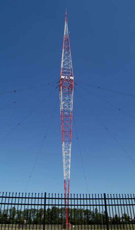 WLW's distinctive radio tower