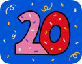 20, 2021: Wikipedia 20 years, Wikipedia wird 20.