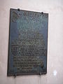 Commemorative plaque for Walther