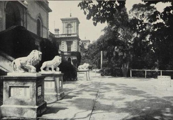 War Memorial Lions & Grey Towers