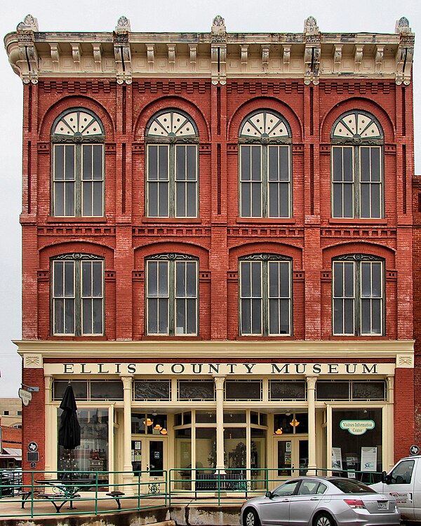 Across from the courthouse is the Ellis County Museum.