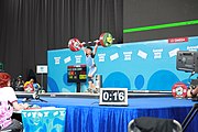 Deutsch: Gewichtheben bei den Olympischen Jugendspielen 2018; Tag 1, 7. Oktober 2018; Jungen 56 kg English: Weightlifting at the 2018 Summer Youth Olympics at 7 October 2018 – Boys' 56 kg