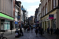 Whitefriargate in Kingston upon Hull, a lot of shops down from how it used to be now in April 2023.