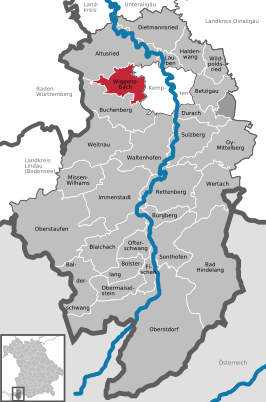 Kaart van Wiggensbach