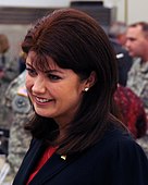 Former lieutenant governor Rebecca Kleefisch finished second in the primary Wisconsin Lt. Gov. Rebecca Kleefisch (alt crop).jpg