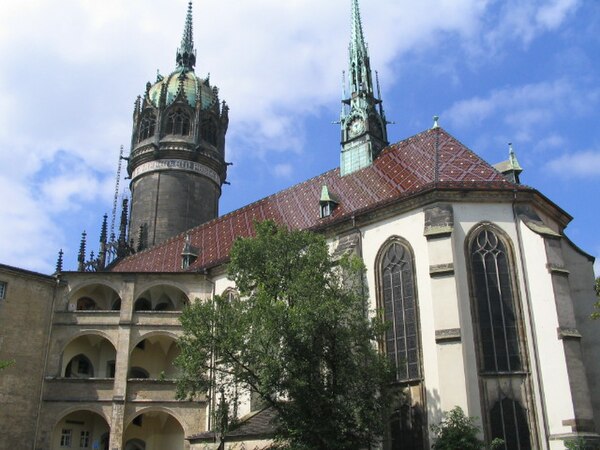 Apse and belfry of the Schlosskirche