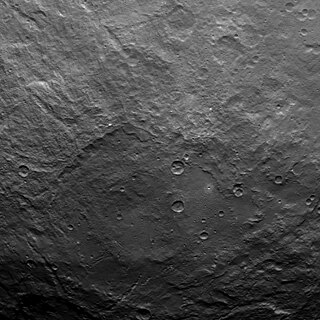 <span class="mw-page-title-main">Yalode (crater)</span> Large crater on Ceres