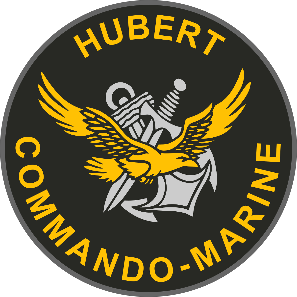 Fichier:Écusson Commando Marine Hubert.svg — Wikipédia