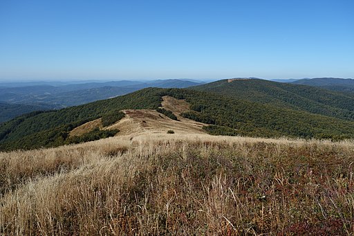 Ďurkovec (pohľad z Ďurkovca) (Bergkarpaten); UNESCO-Weltnaturerbe in der Slowakei