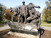 Памятник экипажу бронепоезда "Таращанец"