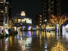 一之江駅西口交通広場(2019年11月撮影)