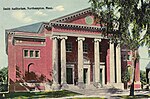 60 Elm Street known as John M Greene Hall, Smith College. Classical Revival.