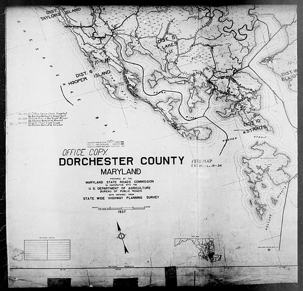 File:1940 Census Enumeration District Maps - Maryland - Dorchester County - ED 10-1 - ED 10-34 - NARA - 5832556 (page 5).jpg