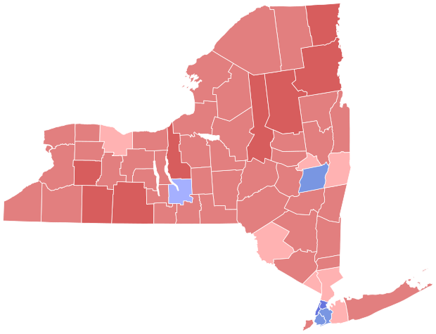 1980 United States Senate election in New York results map by county.svg