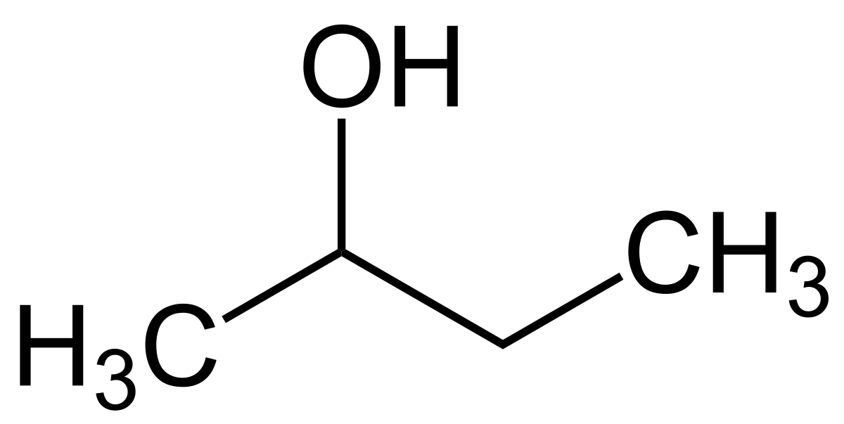 formula strutturale del butanolo