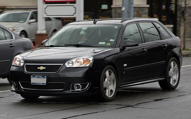File:2006 Chevrolet Malibu MAXX SS in black, front left.jpg