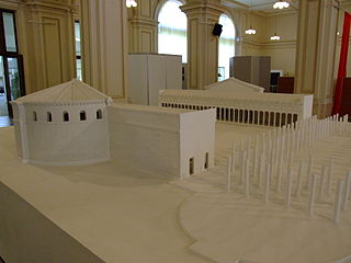 Scaled Reconstruction of the Trajan's Forum in Romanian National Museum
