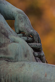 Triton und Nymphe fountain by Viktor Tilgner at Volksgarten